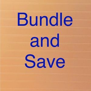 Closet clear out. Add items to your bundle for a discount. Or make me an offer.